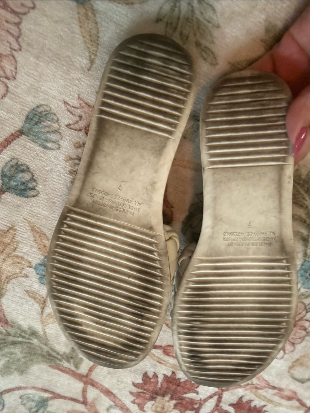Steve Madden Braided Slide Mules in Cream - Picture 6 of 6